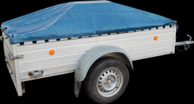 Trailer - Trailer tarpaulin, 400x500cm, blue