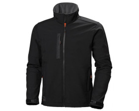 Kurtka typu softshell, Kensington, S, Elastan, poliester, Czarny