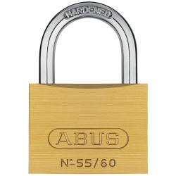 ABUS 02877 55/60mm Brass Padlock Keyed Alike 5601