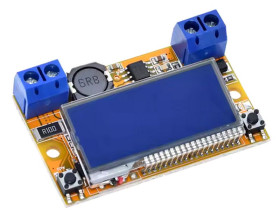 PRZETWORNICA NAPIĘCIA 5-23V-->0,2-16,5V STEP-DOWN 3A Z WYŚWIETLACZEM LCD WOLTOMIERZ AMPEROMIERZ (MOD-60220)