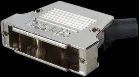 165X17599XE D-sub cap for 50-pin D-sub, metal, side