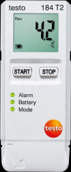 0572 1842 testo 184 T2 - Temperature data logger