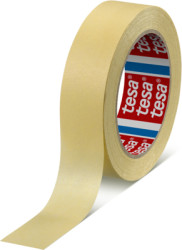 Masking tape, 30 x 0.125 mm, paper, beige, 50 m, 04323-00009-00