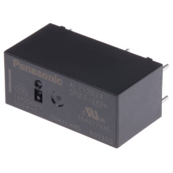 Przekaźnik mocy 24V dc SPDT Panasonic 400mW, montaż PCB 1440Ω Styk płytki drukowanej