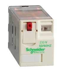 Przekaźnik mocy wtykowy, Zelio RPM, 2 styki przełączne, 230 V AC, dioda LED RPM22P7