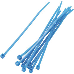 TruComponents 40113 Cable tie 100mm 2.50mm Blue 100 pc(s)
