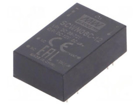 Przetwornica DC/DC 6W 36-72VDC 12VDC Iwyj 500mA SCWN06C-12