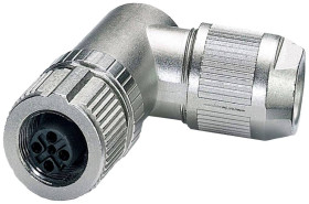 Lütze 490215 Złącze czujnika/aktuatora KUWK4-M12 (C)-D FK, piny: 4, 1 szt.