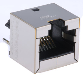 Złącze RJ45 Żeński Złącze RJ45 Przewlekany Cat6a Bel-Stewart, proste, 8P8C-żyłowe