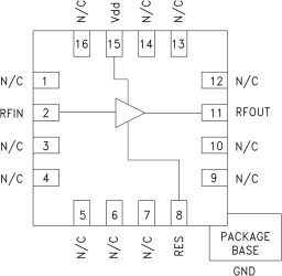 Low Noise Amplifier SMT, 2.1 - 2.9 GHz