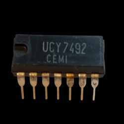 Układ scalony 7492 UNITRA CEMI DIP14 – licznik dwunastkowy 4-bitowy (moduły 2 i 6)