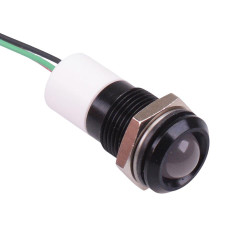 Q14P3BZZRYG28E-X0321 Red / Green / Yellow Prominent 14mm 28VDC LED Panel Indicator IP67 APEM