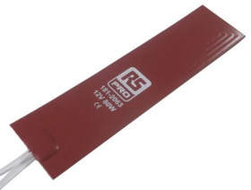 Silicone Heater Mat 80 W 12 V DC 2 x 8in