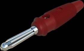 4 mm plug, screw connection, 1.5 mm², CAT O, red, 930726101