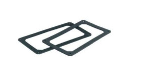 Akcesoria do obudów Panel końcowy E007/002 Aluminium, stal nierdzewna Obudowy E005, E006