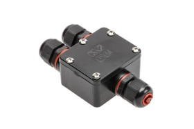 Wodoszczelny trójnik do przewodów elektrycznych, IP67