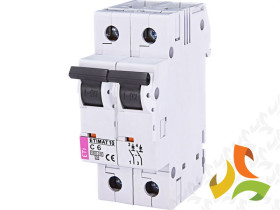 Wyłącznik nadprądowy C 6A 2P 10kA ETIMAT10 002133712 ETI