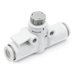 Regulator przepływu SMC Rura Sterownik prędkości z mocowaniami jednym dotknięciem AS 6mm