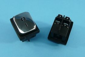 KCD4-MBL 16A/250V BLACK ON-OFF IP65 PRZE