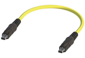 Kabel Ethernet Cat6a długość 15m Z zakończeniem HARTING PUR l. żył: 2