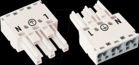 770-223 WINSTA® MIDI socket, 3-pin, without strain relief