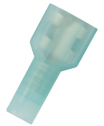 Konektor płaski Żeński 0.8 x 6.35mm 1.5 → 2.5 mm², 16 → 14 AWG długość 23mm Izolacja: Izolowane Cyna