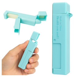 Asystent do bezdotykowego otwierania drzwi - niebieski - przenośny przycisk windy