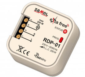 RADIOWY ŚCIEMNIACZ DOPUSZKOWY 1-KANAŁOWY RDP-01,