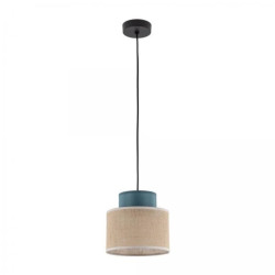 Lampa wisząca z podwójnym kloszem DUO JUTA GREEN na E27 3257 TK Lighting