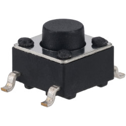 R-TECH 783814 SMT Tactile Switch 6 x 6mm Height 5.0mm 250gf