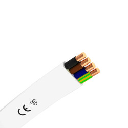 Przewód miedziany YDYp drut 4x1,5mm2 450/750V