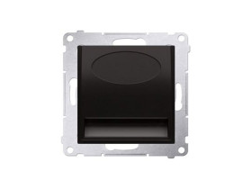 SIMON 54 Oprawa oświetleniowa LED 230 V AC 1.1 W białe ciepłe 3100K antracyt DOS.01/48 KONTAKT SIMON