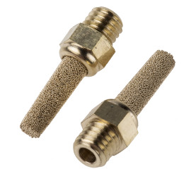 Tłumik hałasu , M5 męskie Gwintowany 5 mm Mosiądz, brąz Festo