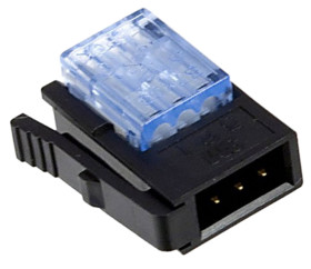 Złącze IDC 3-pinowe raster: 2.0mm Męski Montaż na kablu 3M