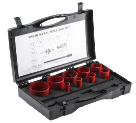 Wiertło Ø: 19 → 64mm Bimetal RS PRO Zestaw otwornic