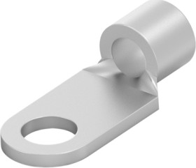 Uninsulated ring cable lug, 1.65-4.17 mm², AWG 14 to 12, 3.68 mm, M3.5, metal, 35684