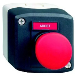 Kaseta ciemnoszara 1 przy. awar. zat. grzybk. czerw., O40 z sam. powr. 1NC XALD164