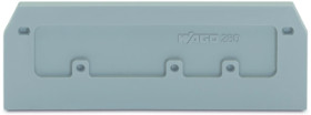End/Intermediate plate for terminal block, 280-374