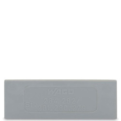 WAGO 281-333 1mm Step Down Interm. Plate for 4mm&#xB2; Terminal Blocks Grey