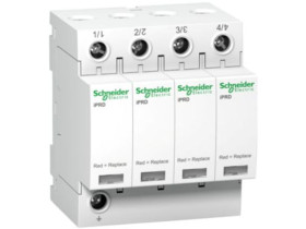 Ogranicznik przepięć Typ 2+3 (C+D) 4P 2,5kA 1,1kV iPRD8-T23-4 A9L08400 SCHNEIDER ELECTRIC