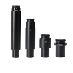 Adapter obiektywu HAYEAR Industry Mono Lens Zoom C Mount 0,35X 0,5X 1X 2X do mikroskopu dla 28mm Eyetube aparatu cyfrowego