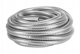 RURA KARBOWANA GIĘTKA METALOWA OCHRONNA PESZEL Z PILOTEM FI 26/29 320N 25M 4/M/0010541210260066