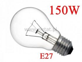Żarówka 230V 150W E27 przezr.( kula duża)