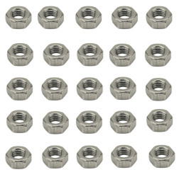 Opencircuit Stainless steel nuts M3 - 25 pcs