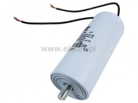 30uF 450V kond. rozruchowy 40x95mm ( przewody )