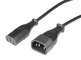 Przedłużacz sieciowy 3m PC/UPS typ C13-C14 WN-12 (PL)