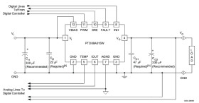 15A, 4.75 V to 14 V Input, Non-Isolated, Digital PowerTrain Module
