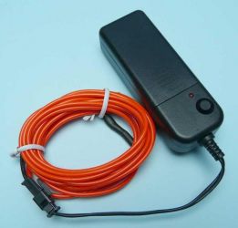 NEON ELAST.RED 3mb 2,3mm 2xAA+STER.