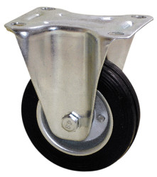 Koło samonastawne średnica kabla 125mm Płyta Guitel Hervieu 125kg wysokość całkowita 158mm