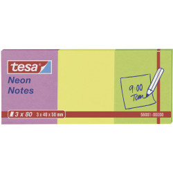 teas 57655 Sticky Notes 125x75mm Yellow 100 Sheets Residue-Free Removal